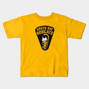 Classic Green Bay Bobcats Hockey Kids T-Shirt